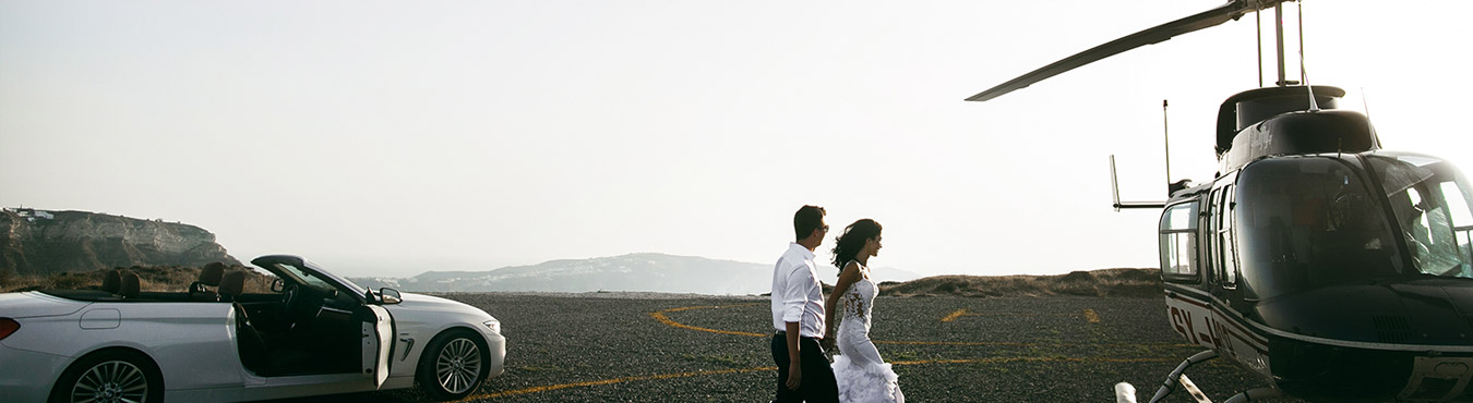 Wedding Helicopter